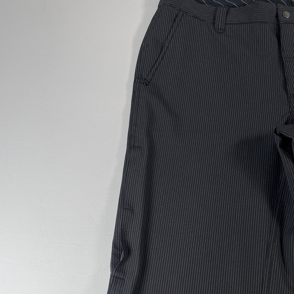 Lululemon Pinstripe Classic Fit Trousers Wet Dry Warm Men's Pants 36 - Picture 4 of 16